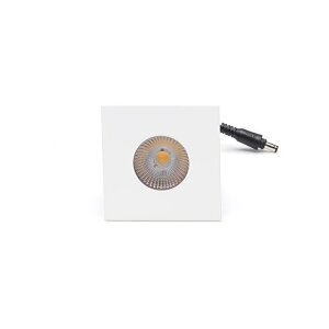 Sytemkomponenten, Abdeckung Weiß matt eckig für COB 68 IP65 + Mizar II, Tiefe: 83 mm, Breite: 83 mm,
