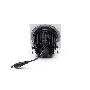 Sytemkomponenten, Abdeckung Weiß matt eckig für COB 68 IP65 + Mizar II, Tiefe: 83 mm, Breite: 83 mm,