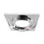 Sytemkomponenten, Abdeckung Silbersatiniert eckig für COB 68 IP65 + Mizar II, Tiefe: 83 mm, Breite: