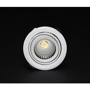 Sytemkomponenten, Einbauring schwenkbar für Modular Sytem COB, Höhe: 30 mm, Durchmesser: 130 mm