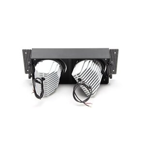 Sytemkomponenten, Kardaneinsatz ohne Rahmen für Modular Sytem COB, Tiefe: 305 mm, Breite: 120 mm, Hö