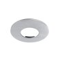 Sytemkomponenten, Abdeckung Silber gebürstet rund für COB 68 IP65 + Mizar II, Höhe: 4 mm, Durchmesse