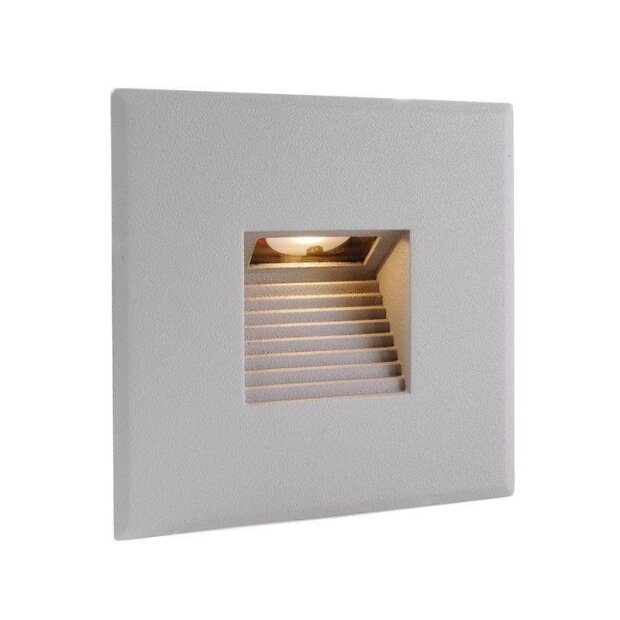 Sytemkomponenten, Abdeckung silber grau eckig für Light Base COB Indoor (563000), Tiefe: 85 mm, Brei