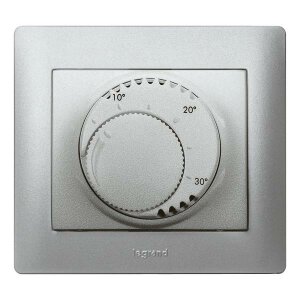 Einsatz Raumthermostat Standard Galea Farbe: Soft Aluminium