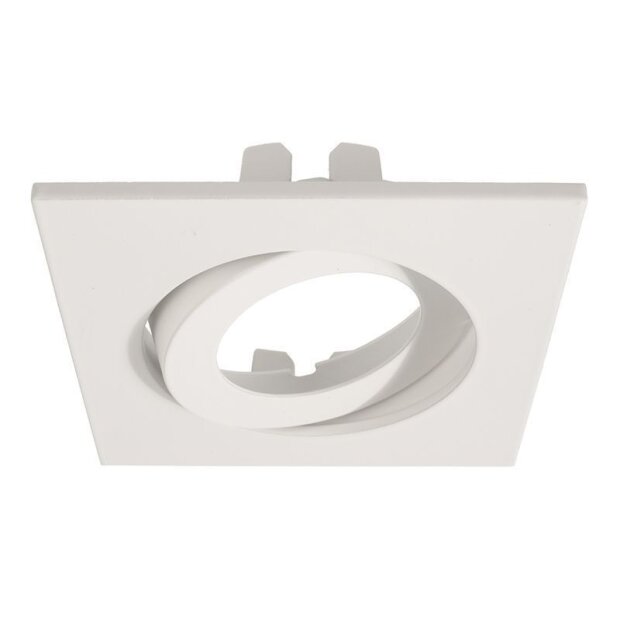 Sytemkomponenten, Rahmen für Lesath eckig, weiß, Tiefe: 90 mm, Breite: 90 mm, Höhe: 22 mm