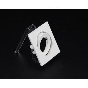 Sytemkomponenten, Rahmen für Lesath eckig, weiß, Tiefe: 90 mm, Breite: 90 mm, Höhe: 22 mm