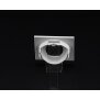Sytemkomponenten, Rahmen für Lesath eckig, weiß, Tiefe: 90 mm, Breite: 90 mm, Höhe: 22 mm
