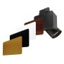 Sytemkomponenten, Seitenabdeckung Gold für Serie Nihal, Tiefe: 130 mm, Breite: 87.5 mm, Höhe: 1.15 m