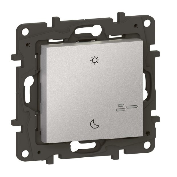 Niloe Step with Netatmo Szenentaster 2-Fach, Farbe: Aluminium