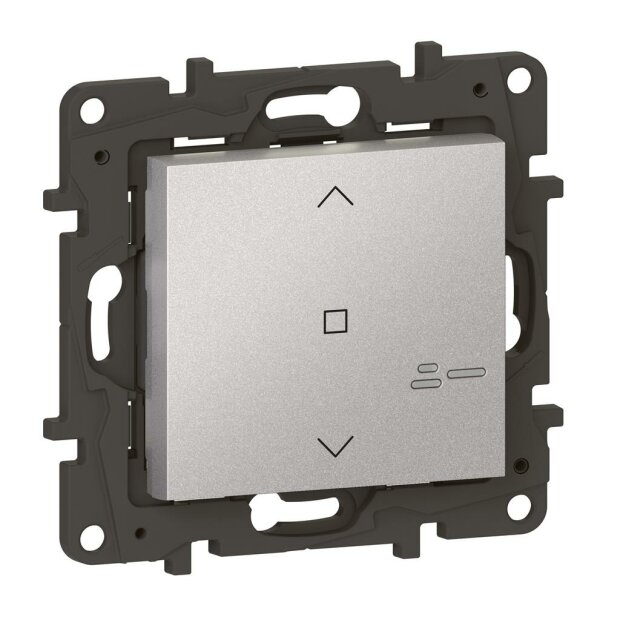 Niloe Step with Netatmo Wandsender Rollladen, Farbe: Aluminium