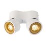 Sytemkomponenten, Reflektor Ring Gold für Serie Uni II Mini, Höhe: 21 mm, Durchmesser: 59 mm