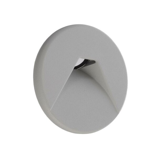 Sytemkomponenten, Abdeckung silber grau rund für Light Base COB Indoor (563000), Höhe: 38 mm, Durchm