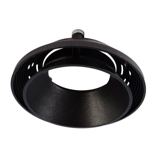 Sytemkomponenten, Reflektor Ring II Schwarz für Serie Uni II Mini, Höhe: 25 mm, Durchmesser: 63 mm