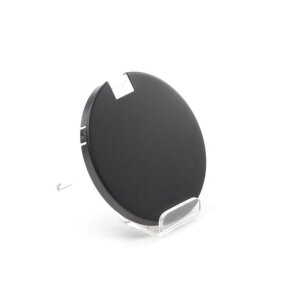Sytemkomponenten, Abdeckung Kühlkörper Schwarz für Serie Uni II Max, Höhe: 8 mm, Durchmesser: 103 mm