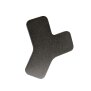 Sytemkomponenten, Abdeckung Grau Granit für Leuchte Ypsilon, Tiefe: 245 mm, Breite: 231.8 mm, Höhe: