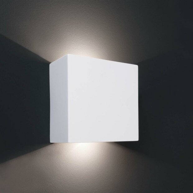 Wandaufbauleuchte, Quinta, 6 W, 3000 K, Weiß, 220-240 V/AC
