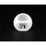 Wandaufbauleuchte, Osane, 1x max. 40 W G9, Weiß, 220-240 V/AC