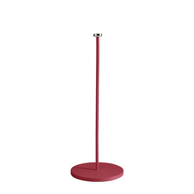 Sytemkomponenten, Standfuß für Magnetleuchte Miram Rubin Rot, Höhe: 270 mm, Durchmesser: 102 mm