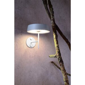 Sytemkomponenten, Wandhalter für Magnetleuchte Miram Grau, Breite: 85 mm, Höhe: 96 mm