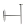 Sytemkomponenten, Wandhalter für Magnetleuchte Miram Grau, Breite: 85 mm, Höhe: 96 mm