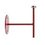 Sytemkomponenten, Wandhalter für Magnetleuchte Miram Rubin Rot, Breite: 85 mm, Höhe: 96 mm