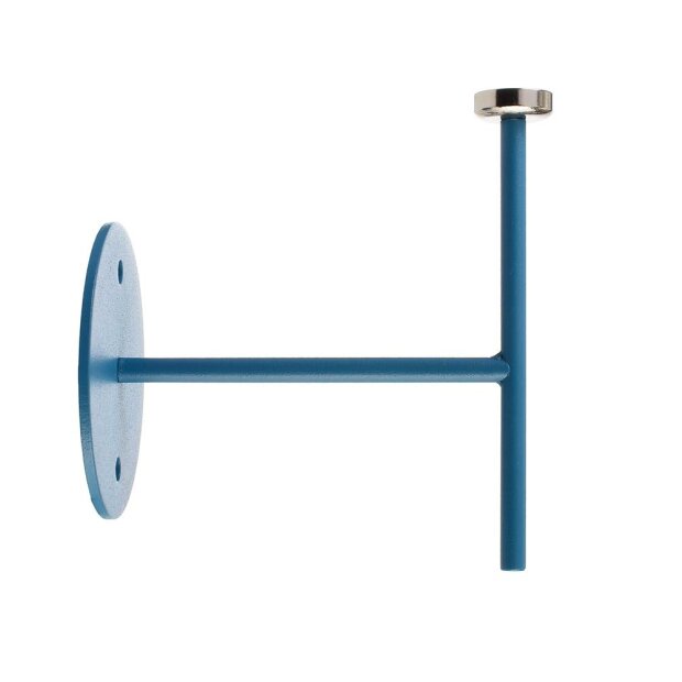 Sytemkomponenten, Wandhalter für Magnetleuchte Miram Blau, Breite: 85 mm, Höhe: 96 mm