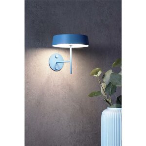 Sytemkomponenten, Wandhalter für Magnetleuchte Miram Blau, Breite: 85 mm, Höhe: 96 mm