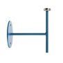 Sytemkomponenten, Wandhalter für Magnetleuchte Miram Blau, Breite: 85 mm, Höhe: 96 mm