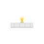 Profil, U-Profil flach AU-01-10, 10 - 11,3 mm LED Stripes, Aluminium, Silber, Gebürstet, Tiefe: 2000