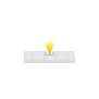 Profil, U-Profil flach AU-01-10, 10 - 11,3 mm LED Stripes, Aluminium, Silber, Gebürstet, Tiefe: 2000