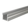 Profil, U-Profil hoch AU-02-10, 10 - 11,3 mm LED Stripes, Aluminium, Silber, Eloxiert, Tiefe: 1000 m