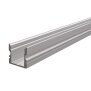 Profil, U-Profil hoch AU-02-10, 10 - 11,3 mm LED Stripes, Aluminium, Silber, Eloxiert, Tiefe: 2000 m