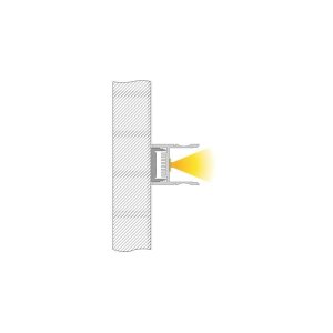 Profil, H-Profil AH-01-20, 20 - 21,3 mm LED Stripes, Aluminium, Silber, Eloxiert, Tiefe: 2000 mm, Br