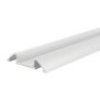 Profil, Unterbau-Profil flach AM-01-10, 10 - 11,3 mm LED Stripes, Aluminium, Weiß, Tiefe: 2000 mm, B