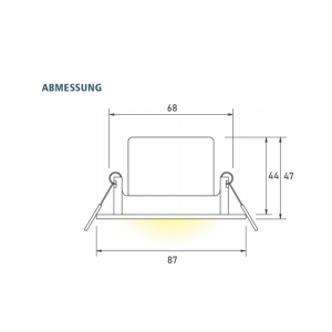 ALL-IN-ONE EINBAUSTRAHLER SCHWENKBAR LICHTFARBEINSTELLBAR...