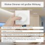 MiBoxer Wandschalter / Drehdimmer mit Magnethalter | CCT | Dimmen Schalten Farbsteuerung | Weiß	 l Model K1
