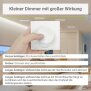 MiBoxer Wandschalter / Drehdimmer mit Magnethalter | CCT | Dimmen Schalten Farbsteuerung | Schwarz l Model K1-B