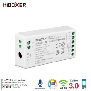 MiBoxer Zigbee RGB+CCT LED Controller | 5 Kanal | 12V/24V...