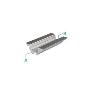 Profil, Eck-Profil AV-01-10, 10 - 11,3 mm LED Stripes, Aluminium, Weiß, Tiefe: 2000 mm, Breite: 29.5