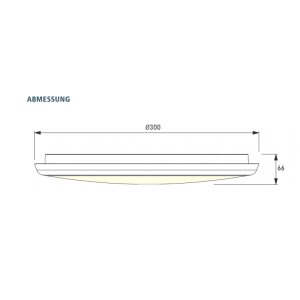 CL5 18W DECKENLEUCHTE 3000K / 4000K / 5700K IP54 1820lm...