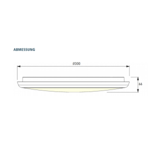 CL5 18W DECKENLEUCHTE 3000K / 4000K / 5700K IP54 1820lm...