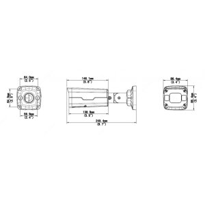 BALTER X PRO NightHawk IP Außenkamera mit 8.0MP, 2.8-12mm Motorzoom, AutoFocus, Nachtsicht 50m, Ultra Low Light, WDR 120dB, Deep Learning AI, Alarm, Audio, PoE/12V DC, IK10, IP67