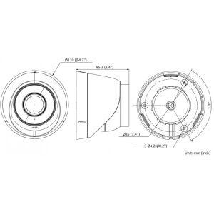 NEOSTAR 4.0MP EXIR IP Dome-Kamera, 2.8mm, 2560x1440p,...