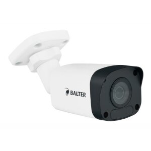 BALTER X ECO IP Außenkamera mit 8.0MP, 2.8mm, Nachtsicht 30m, WDR 120dB, Einbruch- und Körperdetektion, PoE/12V DC, IP67