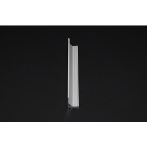 Profil, Eck-Profil AV-03-12, 12 - 13,3 mm LED Stripes, Aluminium, Weiß, Eloxiert, Tiefe: 2000 mm, Br