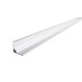 Profil, Eck-Profil AV-03-12, 12 - 13,3 mm LED Stripes, Aluminium, Weiß, Eloxiert, Tiefe: 2000 mm, Br