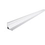 Profil, Eck-Profil AV-03-12, 12 - 13,3 mm LED Stripes, Aluminium, Weiß, Eloxiert, Tiefe: 3000 mm, Br