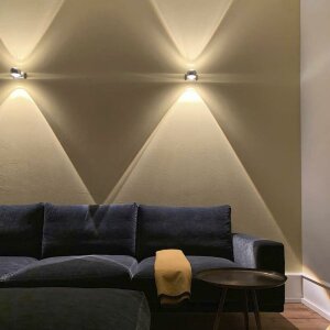 s.luce Beam LED-Wandleuchte modern Up & Down, Eckig,...