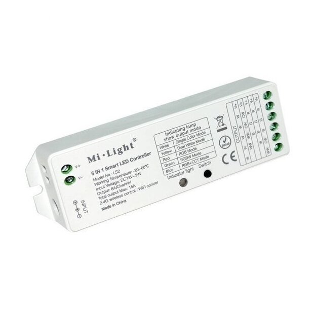 MiBoxer 5in1 LED Controller | 5 Kanal | 12V-24V DC | 15A | Model LS2