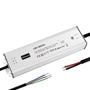 Iluburg 24V 300W LED-Netzteil Konstantspannung IP67...